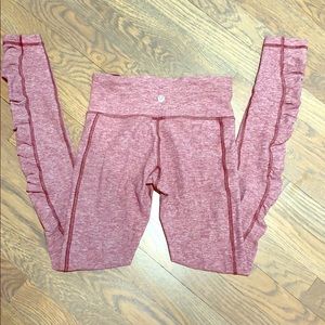 ⚡️LULULEMON RUCHED LEGGINGS!!⚡️Sz 2